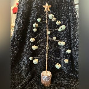 Rustic jingle bell tree